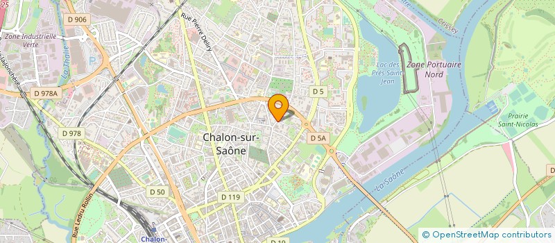 localisation de l'entreprise COLGAUT à CHALON-SUR-SAONE