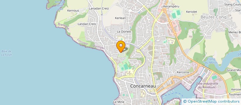 localisation de l'entreprise COLGHOT à CONCARNEAU