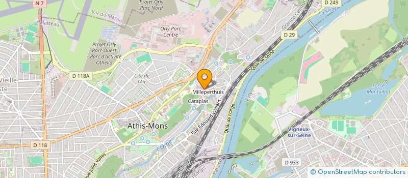 localisation de l'entreprise COLHOC à ATHIS-MONS