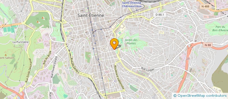 localisation de l'entreprise COLI'QUEER  SAINT-ETIENNE