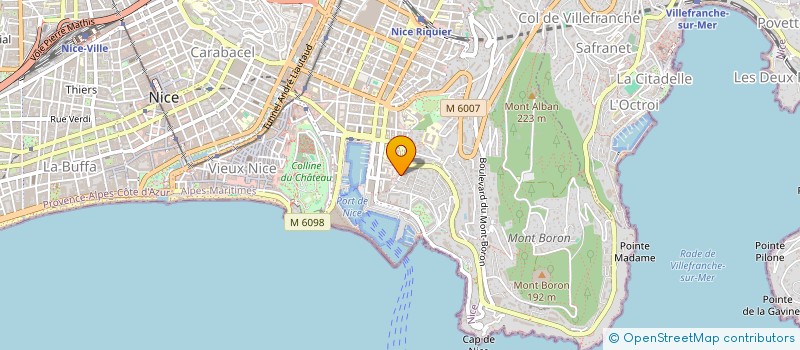 localisation de l'entreprise COLIAM  NICE