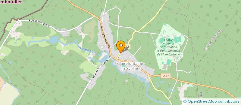 localisation de l'entreprise COLIANER  CLAIREFONTAINE-EN-YVELINES