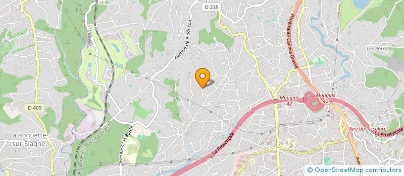 localisation de l'entreprise COLIAS à MOUGINS