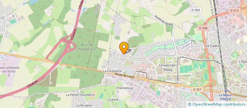 localisation de l'entreprise COLIB à LE MANS