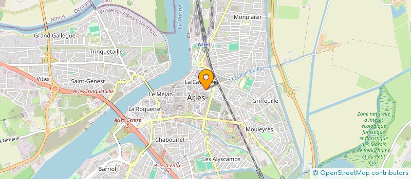 localisation de l'entreprise COLIBA à ARLES