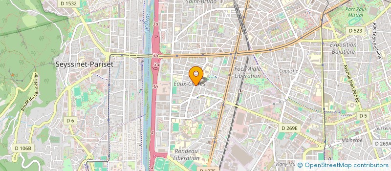 localisation de l'entreprise COLIBA CAFE à GRENOBLE