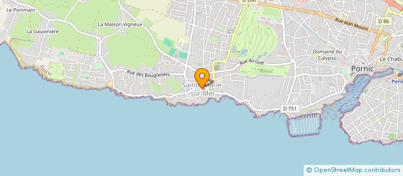 localisation de l'entreprise COLIBRI  PORNIC