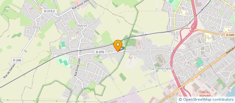 localisation de l'entreprise COLIBRI  HERIN