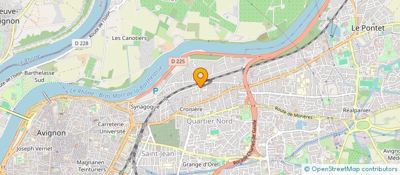 localisation de l'entreprise COLIBRI  AVIGNON