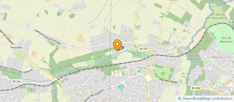 localisation de l'entreprise COLIBRI  PIBRAC