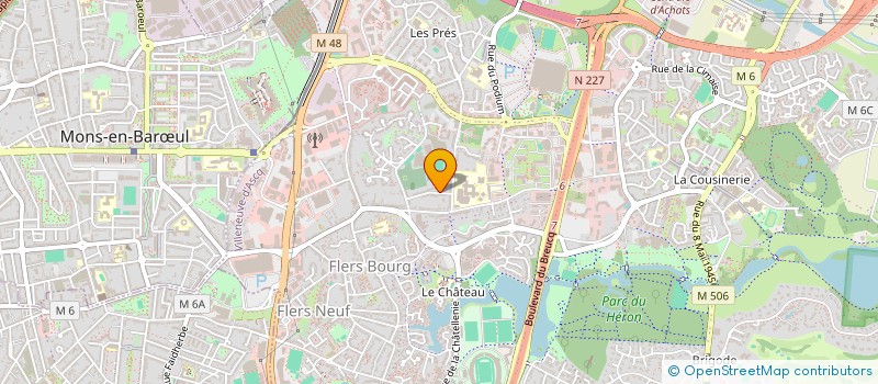 localisation de l'entreprise COLIBRI à VILLENEUVE-D'ASCQ