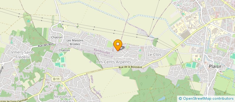 localisation de l'entreprise COLIBRI  PLAISIR