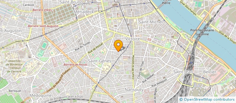 localisation de l'entreprise COLIBRI  BORDEAUX