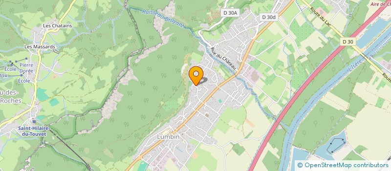 localisation de l'entreprise COLIBRI  LUMBIN