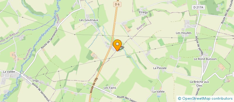 localisation de l'entreprise COLIBRI  MONTS-EN-BESSIN