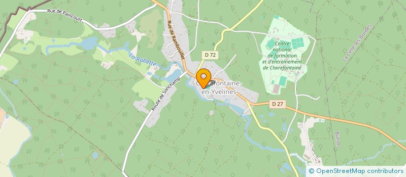 localisation de l'entreprise COLIBRI  CLAIREFONTAINE-EN-YVELINES