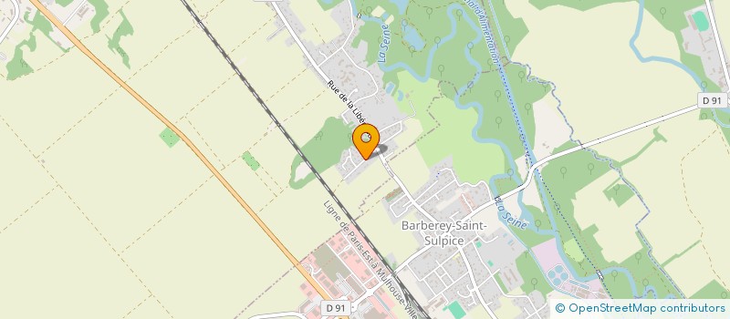 localisation de l'entreprise COLIBRI  SAINT-LYE