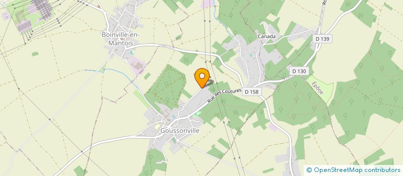 localisation de l'entreprise COLIBRI  GOUSSONVILLE