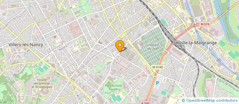 localisation de l'entreprise COLIBRI  VANDUVRE-LES-NANCY