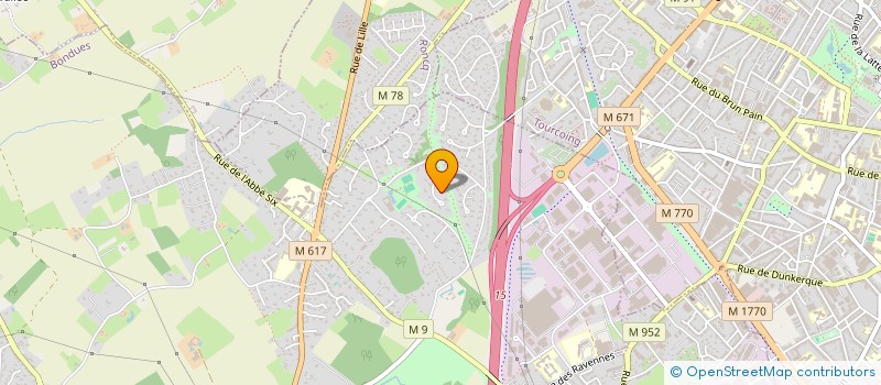 localisation de l'entreprise COLIBRI  BONDUES