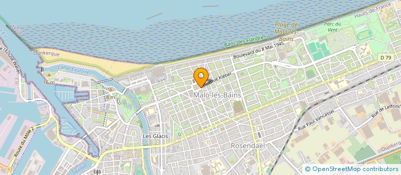 localisation de l'entreprise COLIBRI à DUNKERQUE