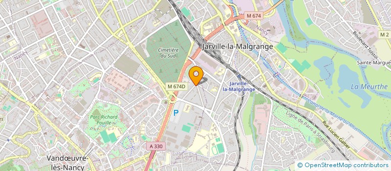 localisation de l'entreprise COLIBRI  VANDUVRE-LES-NANCY