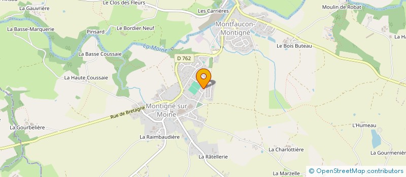 localisation de l'entreprise COLIBRI à SEVREMOINE