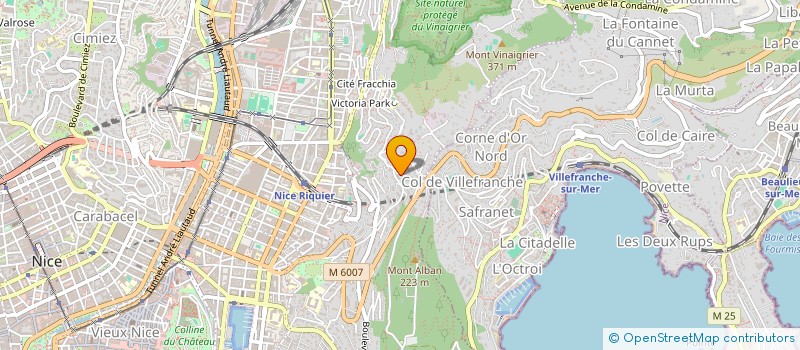 localisation de l'entreprise COLIBRI à NICE