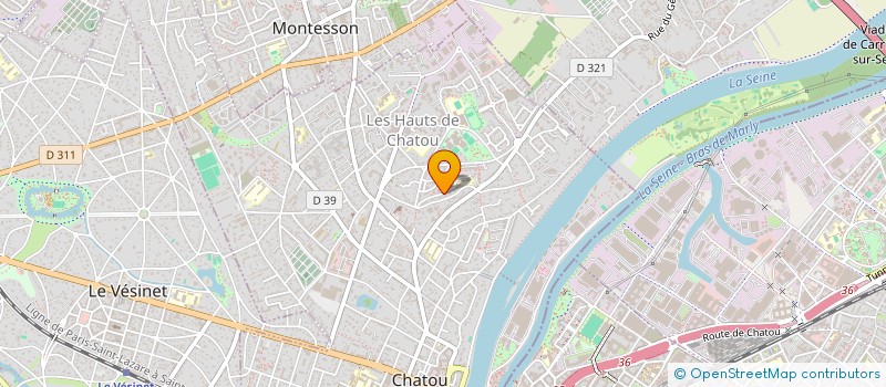 localisation de l'entreprise COLIBRI  CHATOU