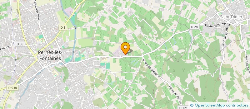localisation de l'entreprise COLIBRI à PERNES-LES-FONTAINES