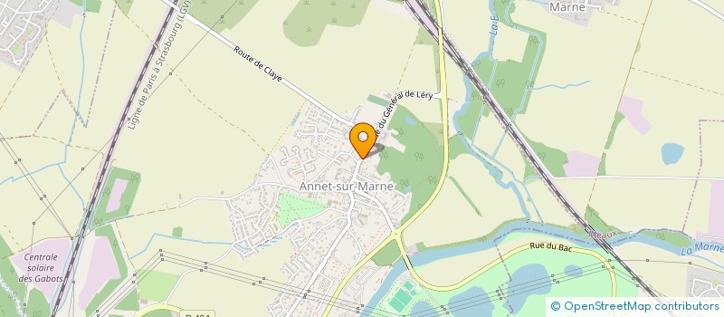 localisation de l'entreprise COLIBRI  ANNET-SUR-MARNE