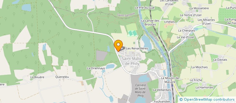 localisation de l'entreprise COLIBRI  SAINT-MALO-DE-PHILY