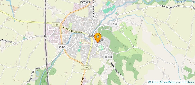 localisation de l'entreprise COLIBRI à CHABEUIL