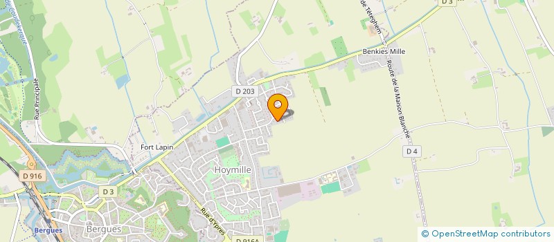 localisation de l'entreprise COLIBRI  HOYMILLE