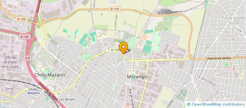 localisation de l'entreprise COLIBRI  MORANGIS