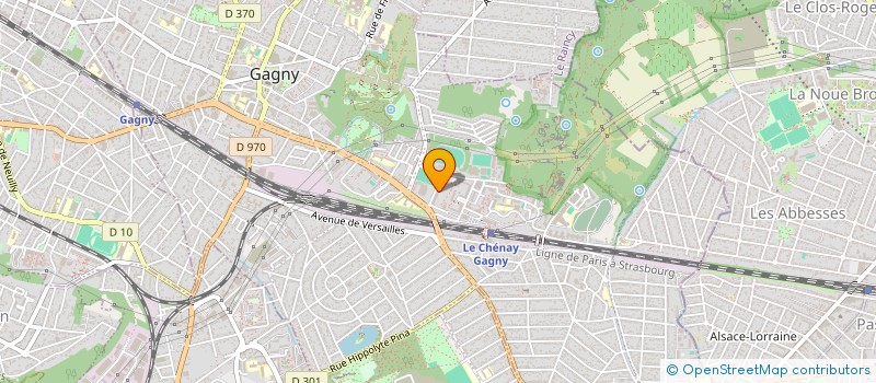 localisation de l'entreprise COLIBRI AMBITION à GAGNY