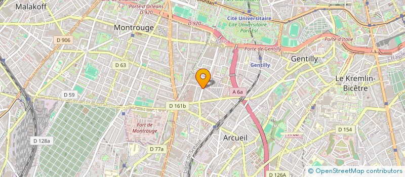 localisation de l'entreprise COLIBRI AVENIR  ARCUEIL