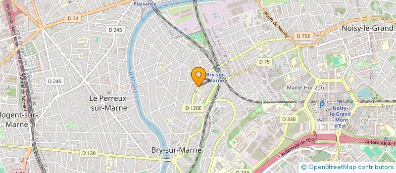 localisation de l'entreprise COLIBRI BLEU 407  BRY-SUR-MARNE