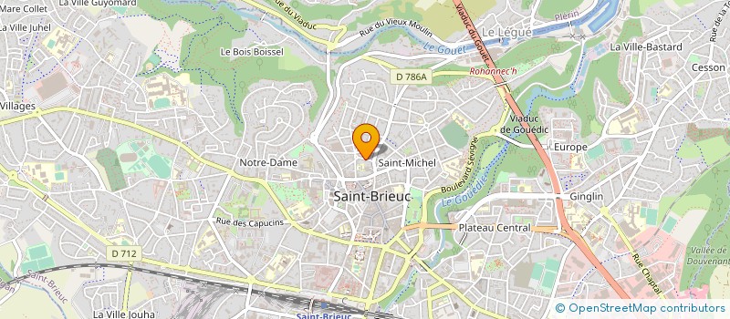 localisation de l'entreprise COLIBRI (COLLECTIF IMPROS BRIOCHIN) à SAINT-BRIEUC