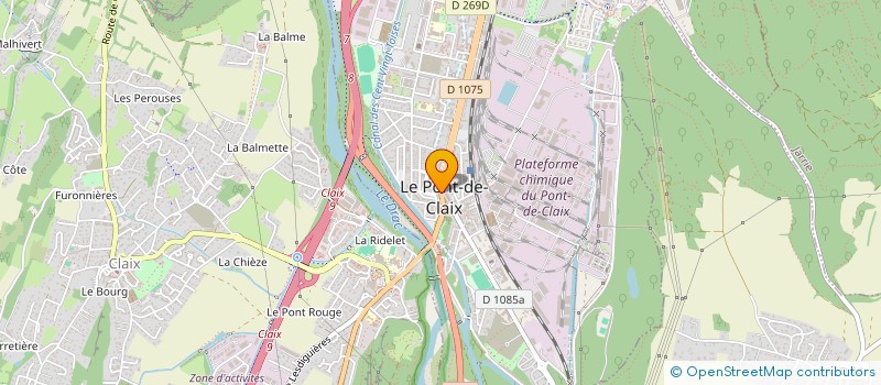 localisation de l'entreprise COLIBRI DIFFUSION à LE PONT-DE-CLAIX