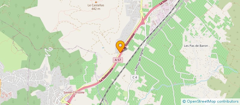 localisation de l'entreprise COLIBRI DISTRIB  CUERS