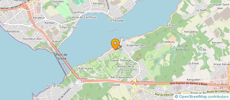 localisation de l'entreprise COLIBRI ET COMPAGNIE  PLOUGASTEL-DAOULAS