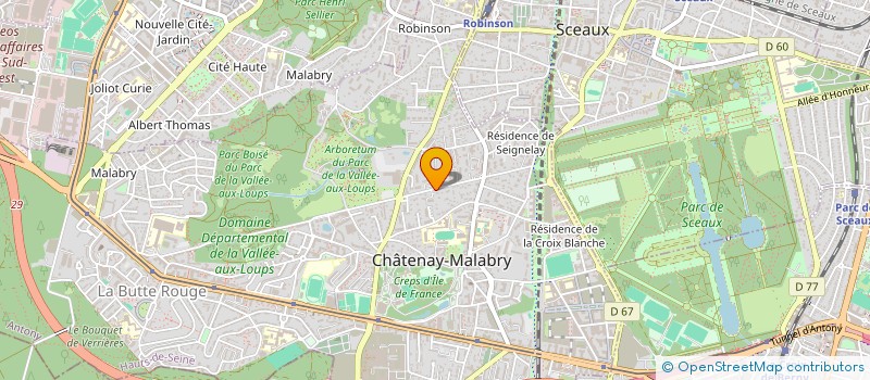 localisation de l'entreprise COLIBRI ET COMPAGNIE  CHATENAY-MALABRY