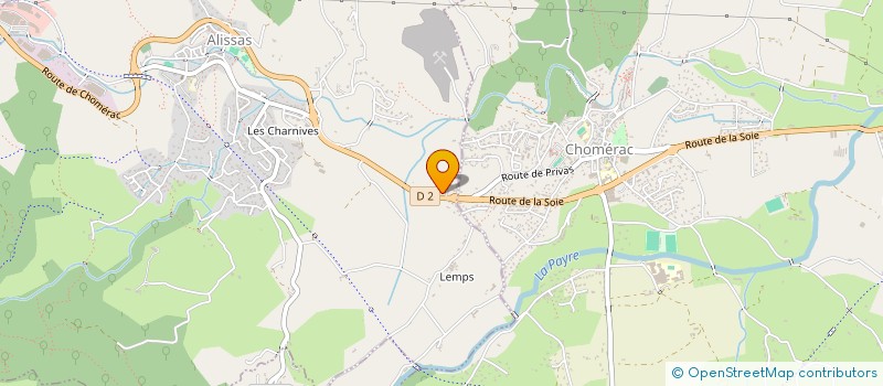 localisation de l'entreprise COLIBRI GROUPE  ALISSAS