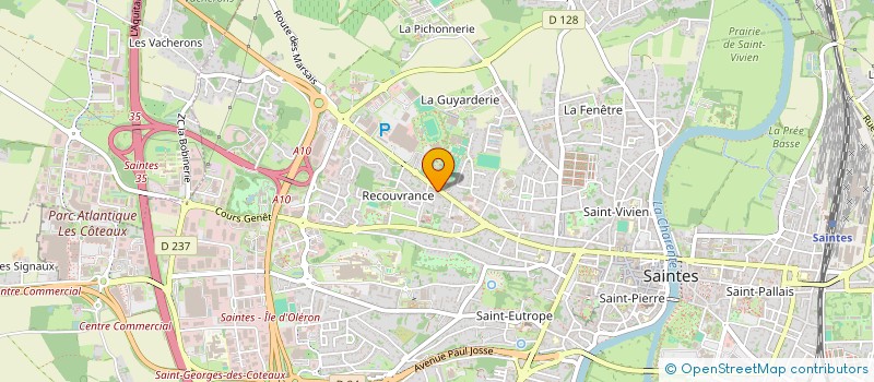 localisation de l'entreprise COLIBRI II  SAINTES