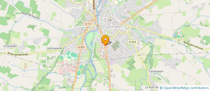 localisation de l'entreprise COLIBRI II  CONDOM