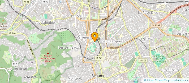 localisation de l'entreprise COLIBRI IMPORT-EXPORT à CLERMONT-FERRAND