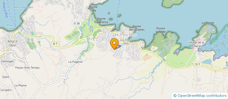 localisation de l'entreprise COLIBRI INVEST à LES TROIS-ILETS