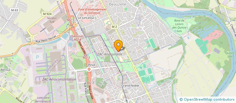 localisation de l'entreprise COLIBRI LOCATIONS  BEAUZELLE