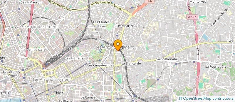 localisation de l'entreprise COLIBRI MFF à MARSEILLE